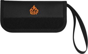 QSP Knife Zippered Pouch Black 1680D Nylon