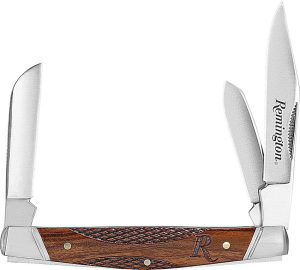 Remington Woodland Stockman - Brown Wood Handle