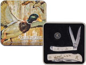 Remington Duck Tin Collector Gift Set - Bone