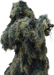 RED70915ML Red Rock Outdoor Gear 5-Piece Ghillie Suit Woodland Camo Medium/Large