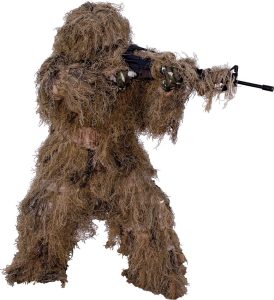 RED70916ML Red Rock Outdoor Gear 5-Piece Ghillie Suit Desert M/L