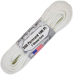 RG1220H Atwood Rope MFG 550 Parachute Cord White 100 ft