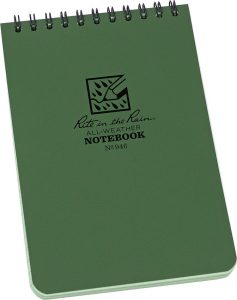 Rite in the Rain 4x6 Top Spiral Notebook Green