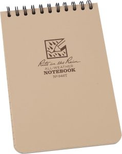 Rite in the Rain 4x6 Top Spiral Notebook Tan