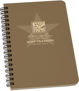 Rite in the Rain ACFT Physical Fitness Journal Tan