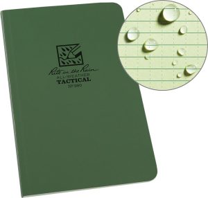 RITR980 Rite in the Rain Tactical Field Book Green 4.63x7.25