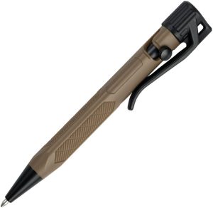 RITRFDE20 Rite in the Rain Mini Bolt-Action Pen Tan Brass
