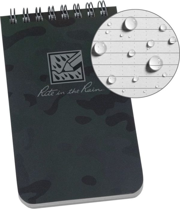RITRNHC35 Rite in the Rain Top Spiral Camo Notebook 3x5