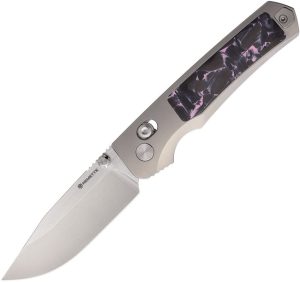 RMTAURAP REMETTE Aurora Crossbar Lock Purple M390 Folding Knife