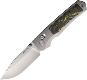 RMTAURAY Remette Aurora Crossbar Lock Jungle Folding Knife M390 Titanium