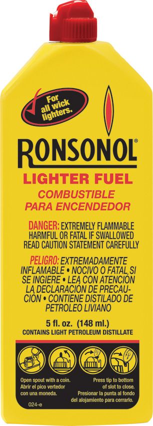 Ronsonol Lighter Fuel 12-Pack 5oz Bottles
