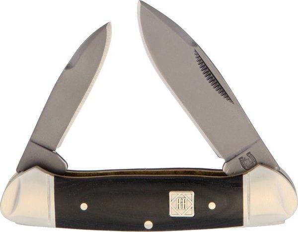 Rough Rider Canoe High Carbon G10 Black Knife