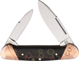 Rough Rider Canoe Copper Swirl Folding Knife
