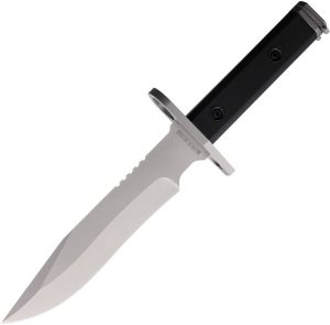 RR2609 Rough Rider Combat Knife Fixed Blade - Black G10 Guard