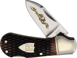 RR2624 Rough Rider 30th Anniversary Cub Brown Bone Folding Knife