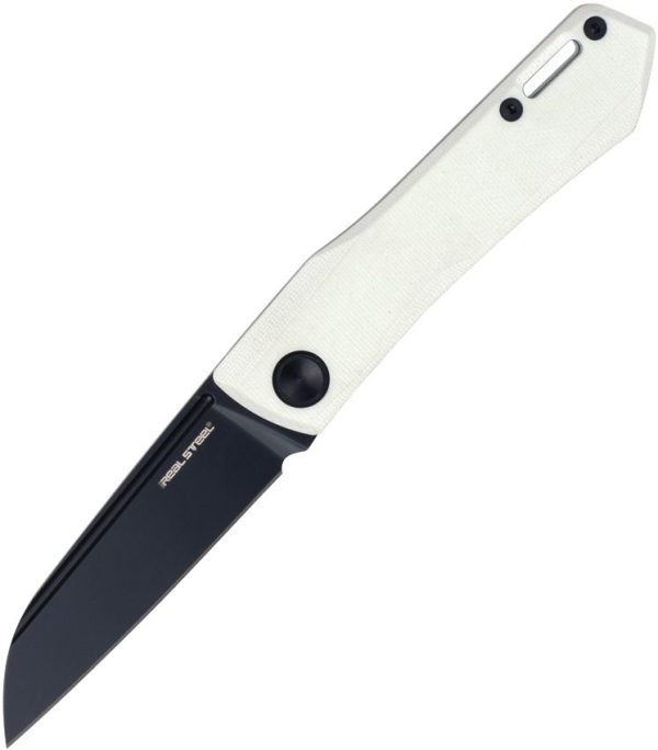 Real Steel Solis Lite White G10 Slip Joint D2