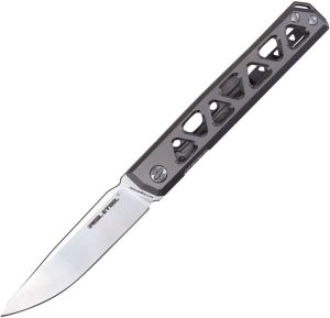 Real Steel Burns Framelock Gray Titanium VG-10
