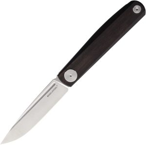 Real Steel GSlip Ebony Wood Slip Joint Folding Knife