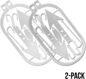 Readyman Dog Tag Survival Card 2-Pack - 301 Stainless
