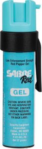 Sabre Gel Pepper Spray 0.75oz Teal - Keychain