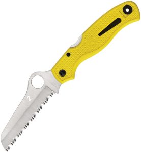 Spyderco Atlantic Salt Lockback H2 Yellow
