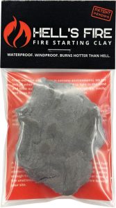 SOP888627 Hell's Fire Fire Starting Clay - Moldable 2000+ Degree Fuel