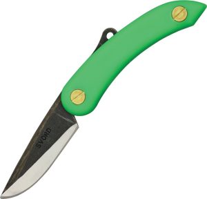 SV142 Svord Mini Peasant Green Polypropylene Fixed Blade
