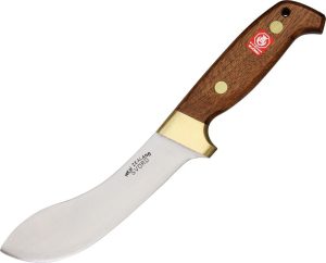 SV677BB Svord Deluxe Curved Skinner Fixed Blade Knife Mahogany Handle