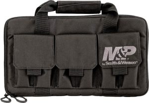 SWMP110029 Smith & Wesson Pro Tac Handgun Case Double - Black
