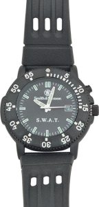 SWW45 Smith & Wesson SWAT Mens Watch - Black Face Lighted Dial