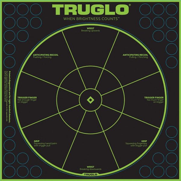 TruGlo Tru-See Handgun Diagnostic 6-Pack 12x12