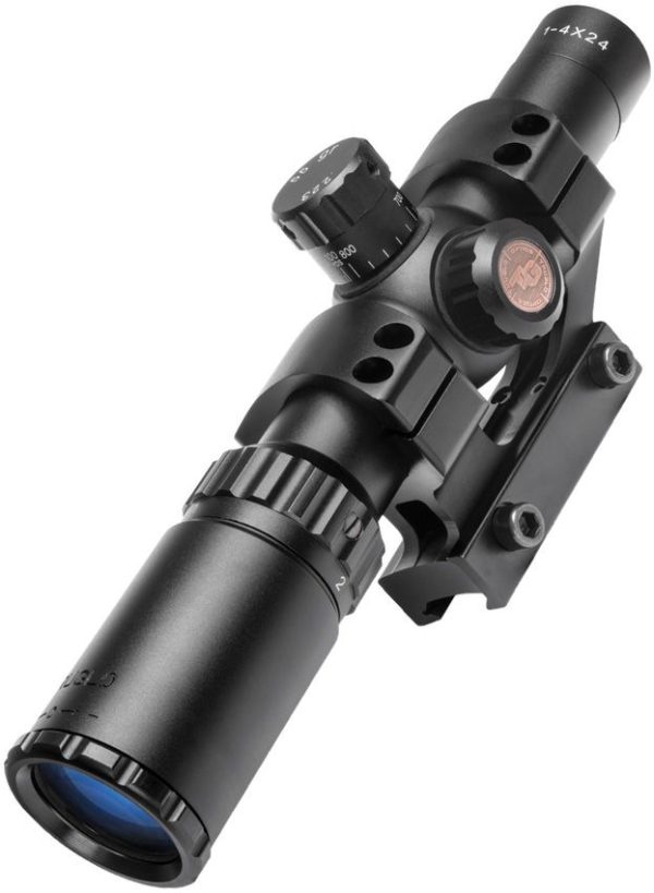 TRUGLO TruBrite Tactical 1-4x24mm Scope Matte Black 30mm