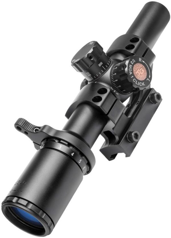 TRUGLO Omnia IR 1-6x24mm Illuminated Tactical Scope Matte Black