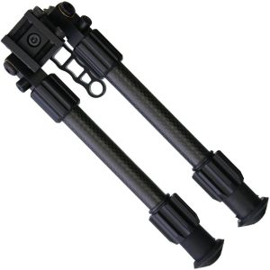 TRUGLO Tac-Pod Pivoting Bipod 9-13 Picatinny Rail Carbon Fiber