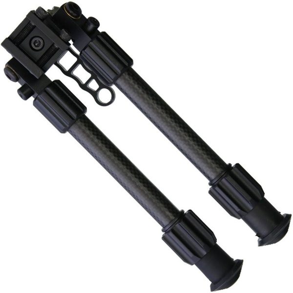 TRUGLO Tac-Pod Pivoting Bipod 9-13 Picatinny Rail Carbon Fiber