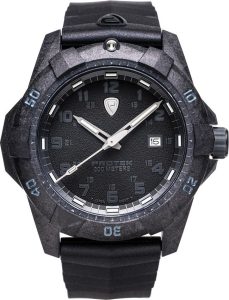 ProTek Dive 1000 Series Black Carbon Composite Watch 300M