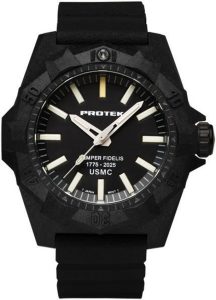TMEPT4101SF ProTek USMC 250th Anniversary Dive Watch 45mm Black 300m