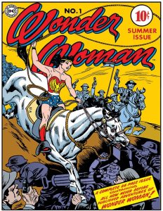 TSN2086 Tin Signs Wonder Woman #1 Cover Comic Metal Sign