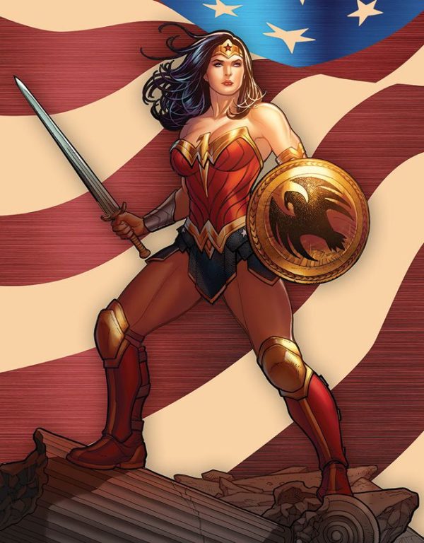TSN2430 Tin Signs Wonder Woman Vintage Tin Sign - 12.5 x 16 inches
