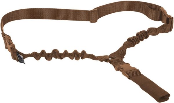 Tasmanian Tiger Single Sling Coyote - Shock Cord Rifle Sling