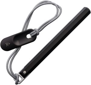 UBHEXASTBK Uberleben Hexa PRO Fire Starter Black Ferrocerium