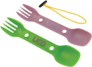 UCO Eco Utility Spork Two-Pack Green/Lavender