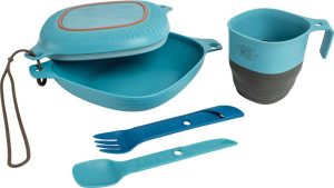 UCO00370 UCO Six Piece Mess Kit Venture Blue Tan
