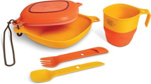 UCO00371 UCO Six Piece Mess Kit Sunrise Yellow Orange