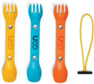 UCO00378 UCO Mini Spork Three Pack Classic Nylon
