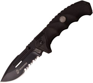 USMC Linerlock A/O Black Synthetic Handle