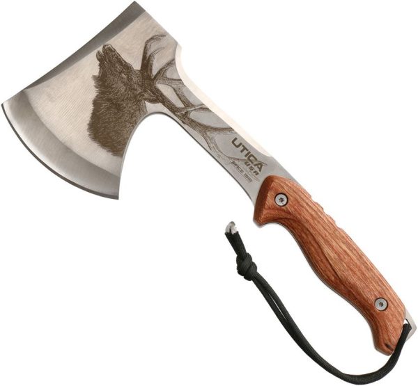 Utica Shoehorn Elk Hatchet 5Cr15MoV Stainless Fixed Blade