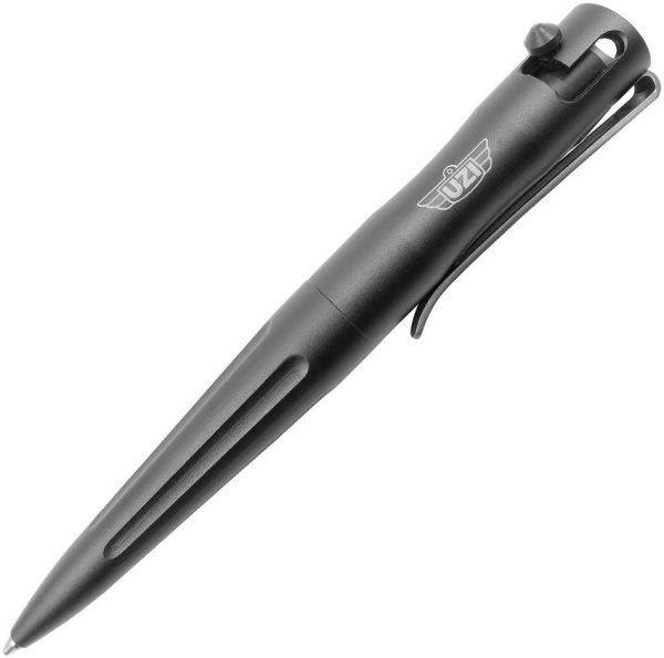 UZITP15GM Uzi Tactical Pen - Gun Metal Gray Bolt Action