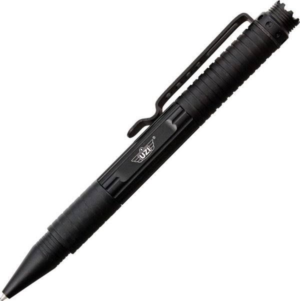 Uzi Tactical Defender Pen - Black Aircraft Aluminum