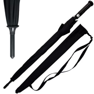 UZIUMB2 Uzi Tactical Collapsible Umbrella - Reflective Design